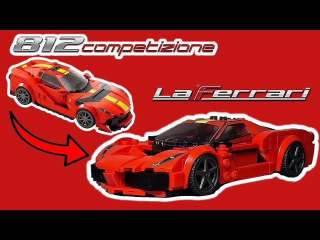 76914 Ferrari LaFerrari - Lego Speed Champions Alternative MOC Tutorial