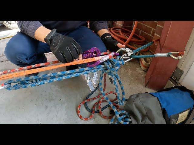 Ultra Minimalist Rope Rescue Rigging: Using Only Prusiks & Carabiners