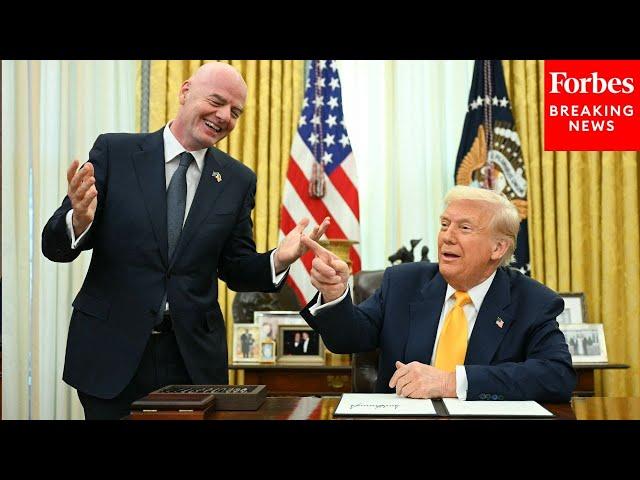 WATCH: President Donald Trump Delivers Remarks From The Oval Office On The FIFA World Cup