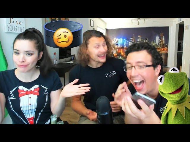 Calling Scammer as Kermit the Frog and DRUNK ALEXA! #scambaiting with IRLrosie!