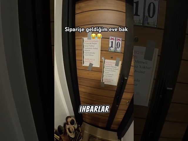 Sipariş getirdiğim eve bakın #shorts #tiktok #keşfet #motovlog #viral #fyp #tiktok #reels #trend