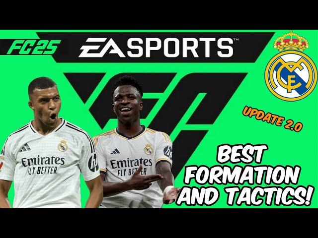 EA FC 25 - BEST REAL MADRID Formation, Tactics and Instructions