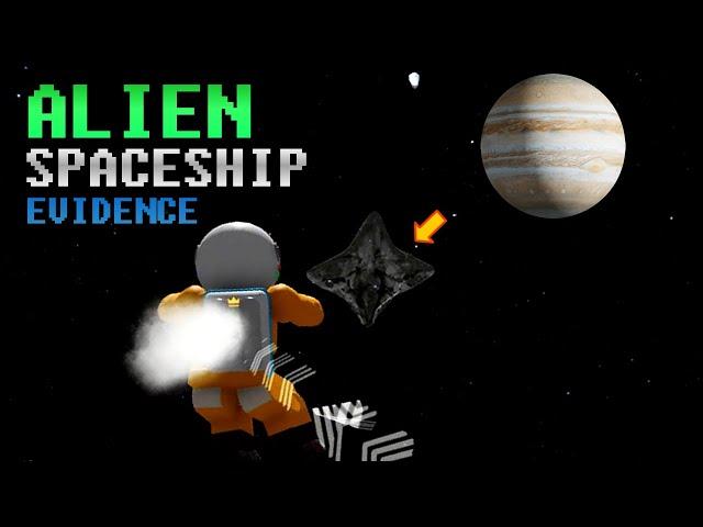 ALIEN SPACESHIP ultimate EVIDENCE in SPACE SIMULATOR Roblox