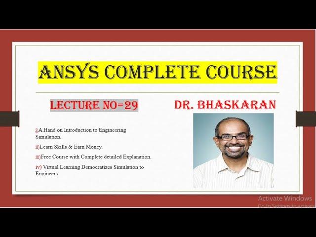 Lecture 29 // How to reduce the Error in Finite Element Solution // Ansys course // Simulation