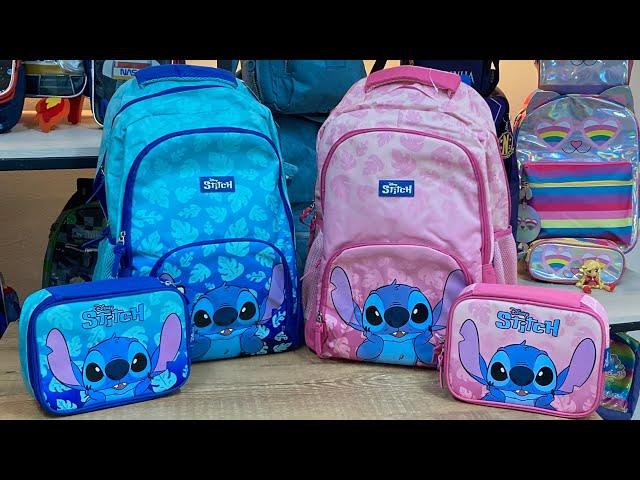 Mochila do Stitch com estojo 100 pens