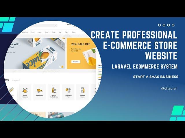 Make Single or Multivendor Marketplace eCommerce Website | Laravel eCommerce System Script | Farmart