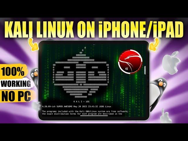 Kali Linux on an iPhone or iPad : No PC or Jailbreak (2025)