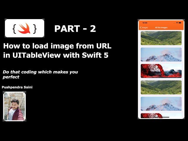 How to load image from URL in UITableView with Swift 5 | PART 2