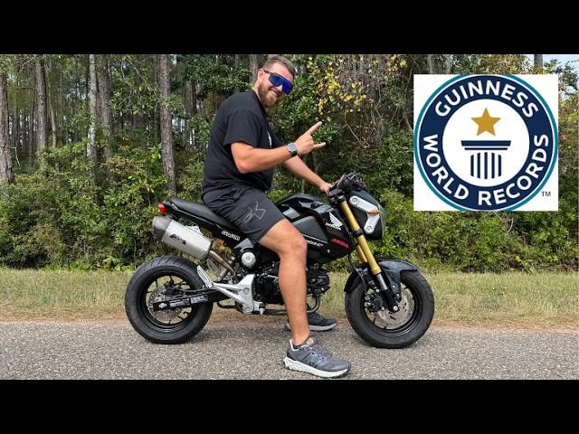 Attempting To Build A Guinness World Record Honda Grom!