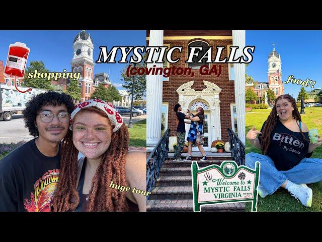 Traveling to Mystic Falls (The Vampire diaries) | married couple, yummy food, cozy halloween vibes!