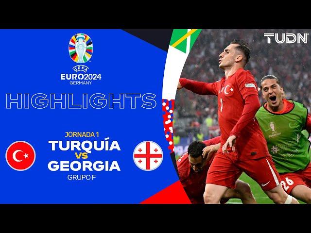 HIGHLIGHTS - Turquía vs Georgia | UEFA EURO 2024 - J1 | TUDN