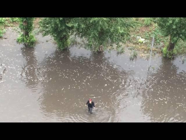 Омск 17.06.2016 потоп ул. Тухачевского, 16,