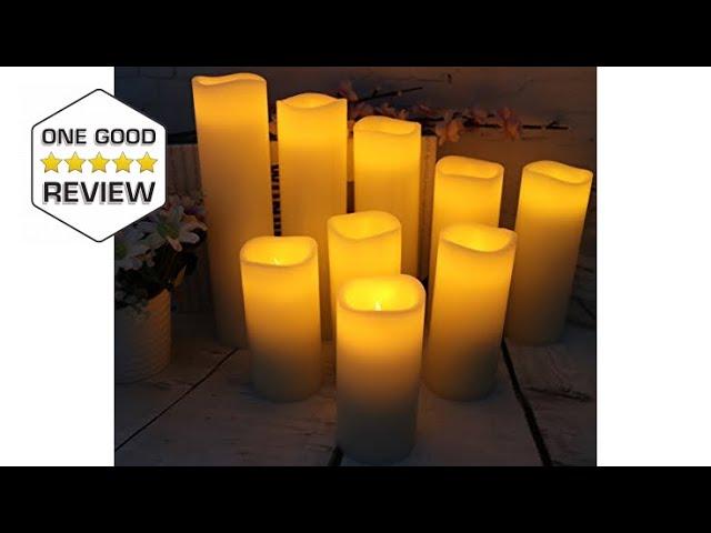 Vinkor Flameless Candles with 10-Key Remote – 5 Star Review