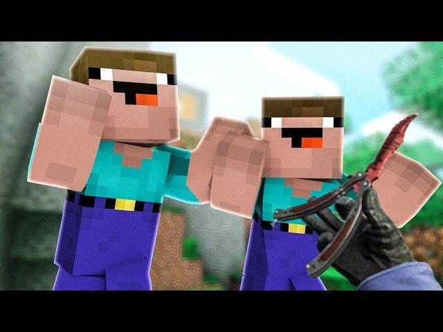 NOOB IN MINECRAFT VS KILLER IN CS:GO (FUNNY MOMENTS)