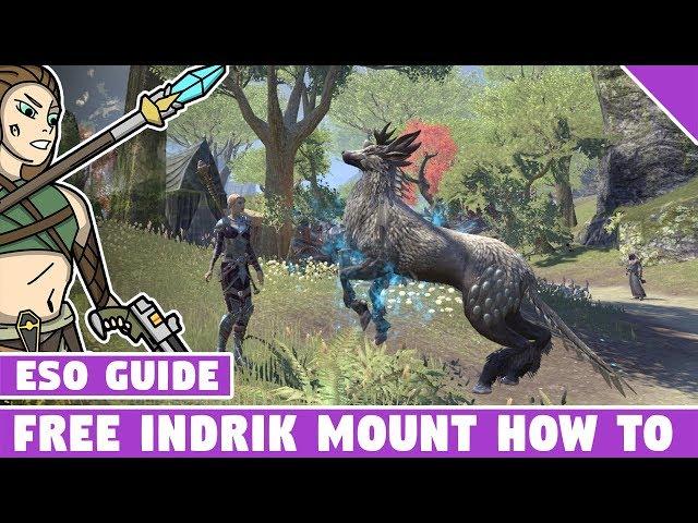 FREE Indrik Mount | How to get the free Indrik Mount in ESO!