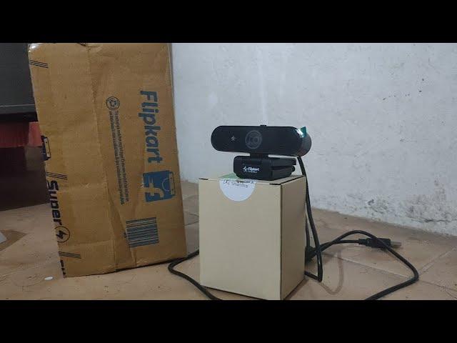 Flipkart SmartBuy Webcam Unboxing & Overview | 1080p30 fps Full HD Quality | Price @1499 |