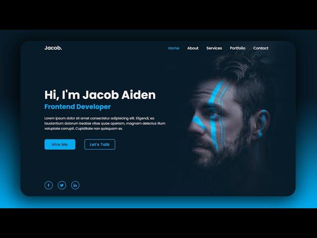 Personal Portfolio Website using HTML & CSS