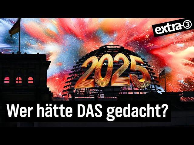 Vorausblick Bundestagswahl 2025: Börse, Knast und Kettensägen | extra 3 | NDR