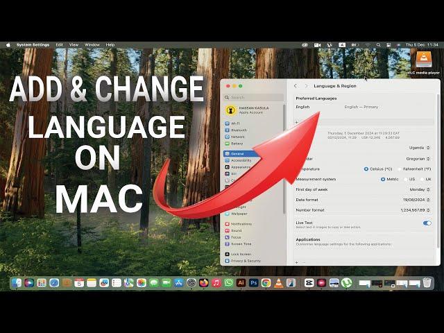 HOW TO ADD OR CHANGE LANGUAGE ON macOS