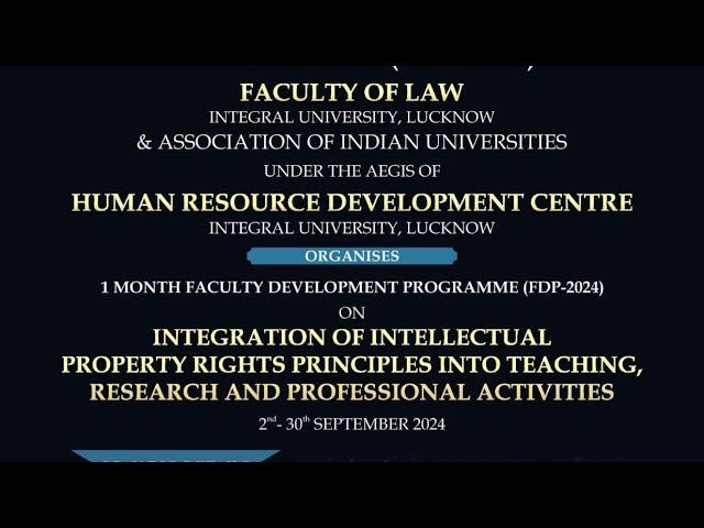 M-3: TS-5: Future Trends in Global IP Laws : Impact on Research Practices