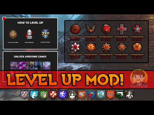 Level Up in Black Ops 3 Custom Zombies! NEW CAMOS + WEAPONS! "UEM MOD!" The Giant Gameplay!