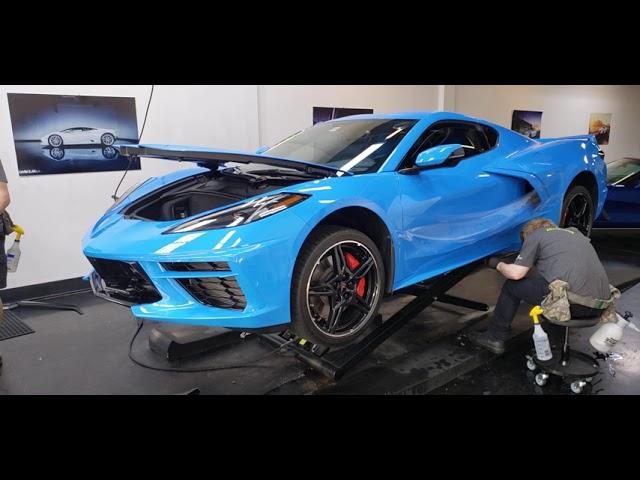 Corvette C8 gets Clear Bra PPF!