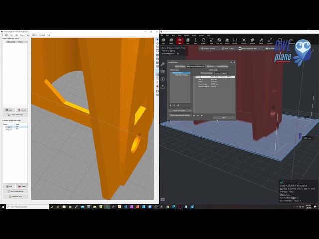 S3D and ideaMaker User Interface Comparison