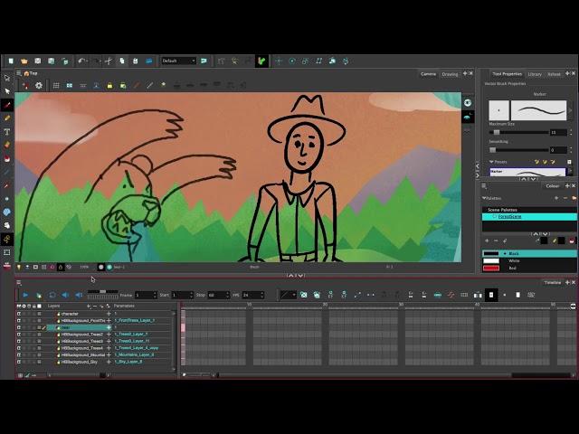 ToonBoom Harmony Pro20 на русском. УРОК# 3. Окна дисплея и опции