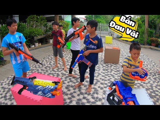 Nerf Gun Trận Chiến Súng Nerf Chia Đội Bắn Súng Nerf Phần 8