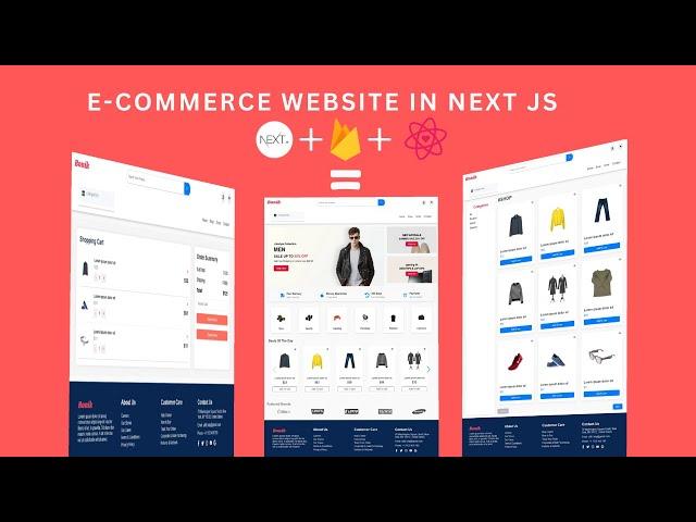 Create Complete Modern Ecommerce Website In Next JS Step by Step |  #nextjs #reactjs #ecommerce