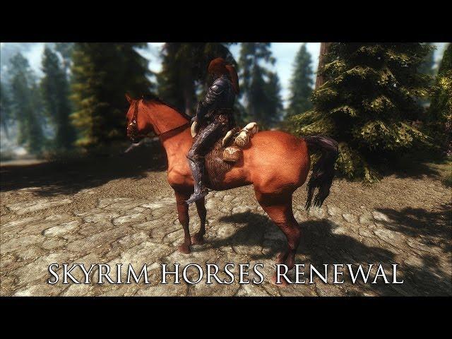 TES V - Skyrim Mods: Skyrim Horses Renewal