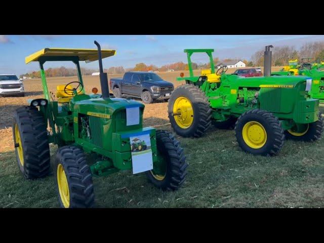 John Deere 4020 and 4620 Front-Wheel Assist Tractors Sold on Atlanta, IN Collector Auction