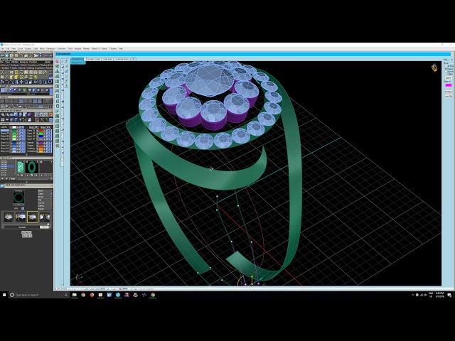 How to make 3D gemvision jewelry design matrix 8