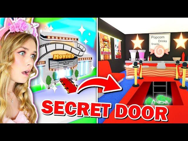 *NEW* MOVIE THEARTER Has A *SECRET* DOOR In Adopt Me! (Roblox)