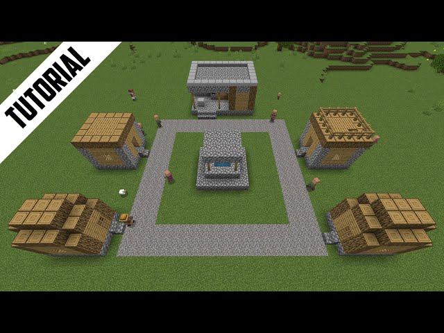 Minecraft: How to Build an Old Village 1 (Step By Step)