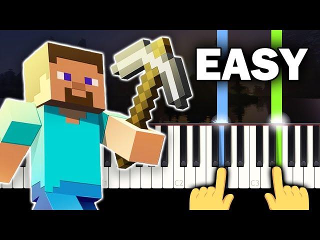 Minecraft - Wet Hands - VERY EASY Piano tutorial