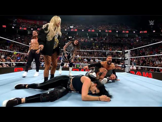 Liv Morgan and Dominik Mysterio are speechless for What Rhea Ripley did to they Rhea hits Liv Morgan