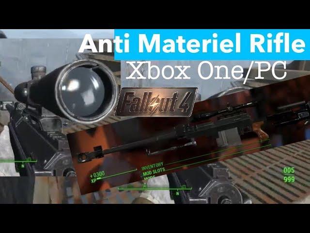 Fallout 4 Xbox One/PC Mods|Anti Materiel Rifle