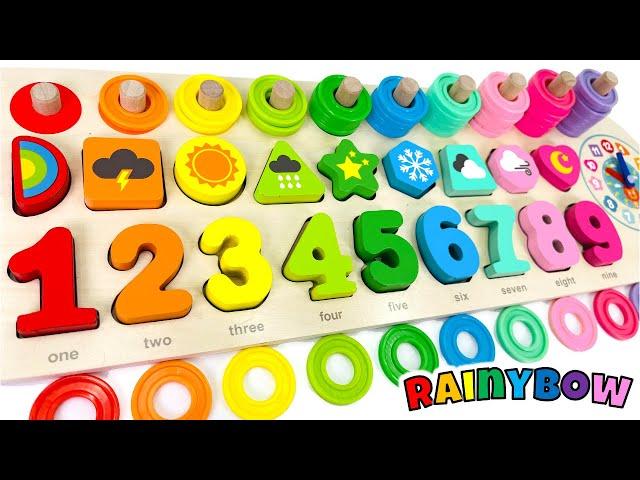 Teach Kids Numbers, Counting, Shapes & ABCs