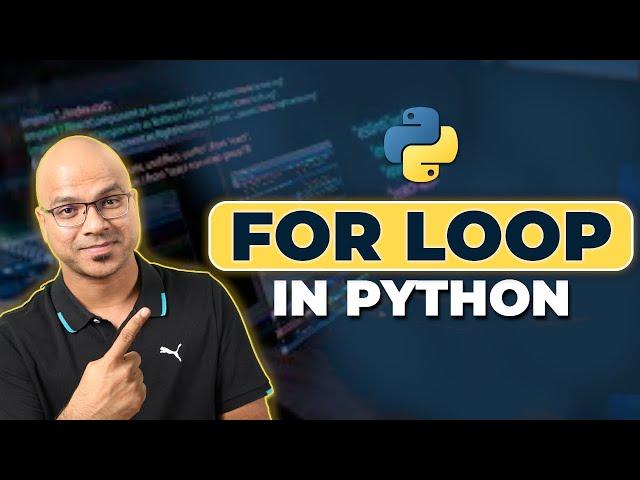 #21 Python Tutorial for Beginners | For Loop in Python