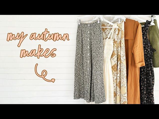 Everything I Made In Autumn (Sewing My Dream Wardrobe) | My Me-Made Wardrobe