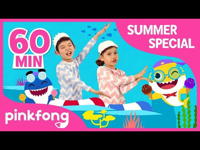 Baby Shark Dance and more | Best Summer Songs | +Compilation | Pinkfong Songs for Children