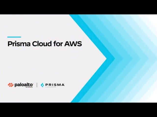 Prisma Cloud: Amazon Web Services (AWS) Demo