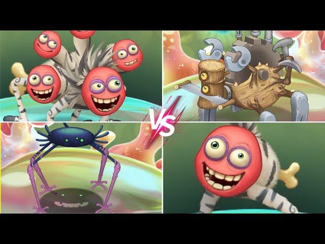 RawZebra Monsters VS Regular Monsters - Ethereal Workshop wave 4 | My singing monsters