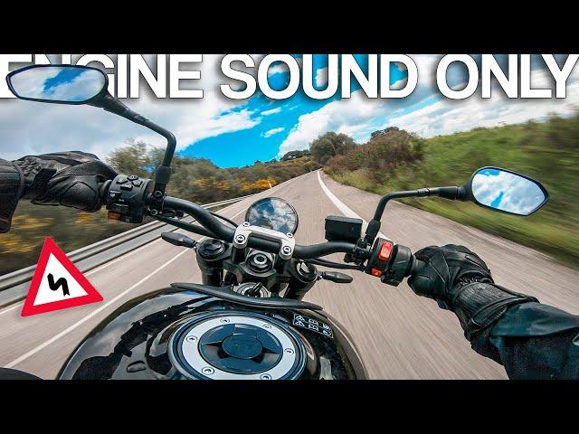 2021 Triumph Trident 660 exhaust sound [RAW Onboard]