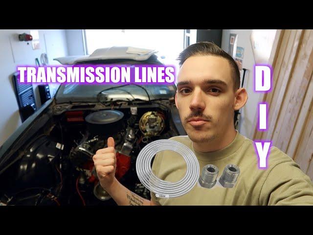 DIY: STEEL TRANSMISSION LINES! 1973 Camaro - Jon's Garage