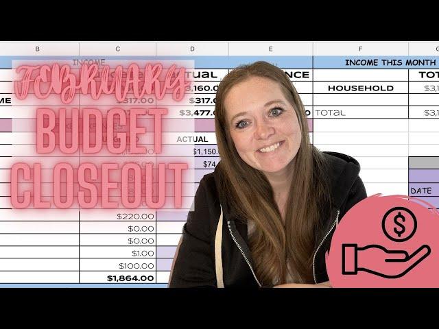 February budget closeout | net worth update | monthly budget report | income expenses | end of month