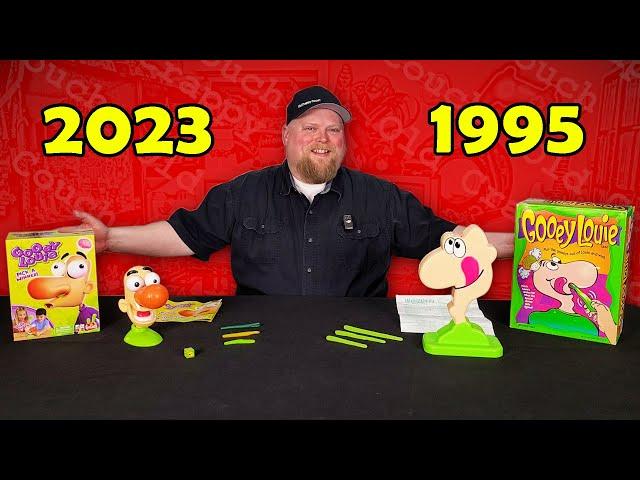 Gooey Louie Retro Board Game Review - Pressman (1995) vs. Goliath (2023)