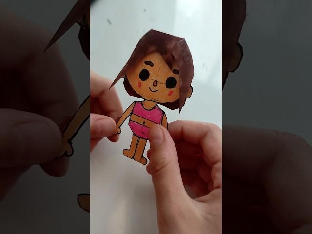 Toca Boca бумажная кукла #бумажныесюрпризы #токабока #тока #tocaboca #каксделатьтокабока #blindbox