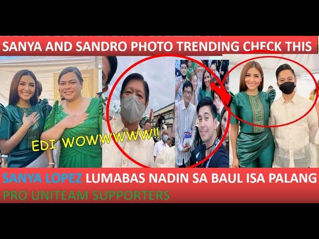 SANYA LOPEZ LUMABAS NADIN SA BAUL ISA PALANG PRO PBBM AT SARA SUPPORTERS SANDRO AT SANYA SPOTTED!!